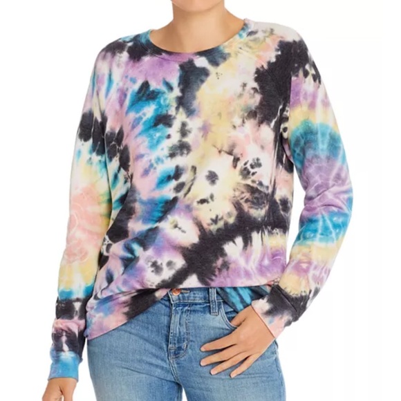 Mother Women's size small the huggie Tie-Dye sweatshirt polyester hippie - Picture 1 of 5
